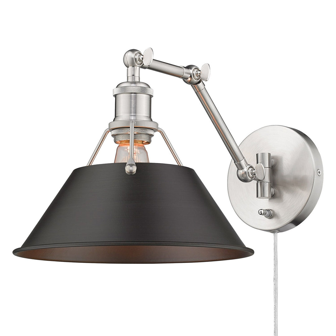 Orwell 1 Light Articulating Wall Sconce by Golden