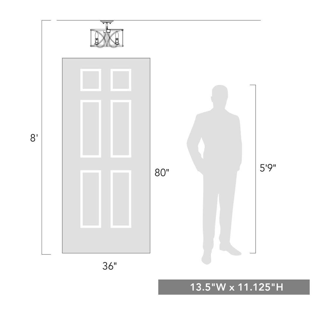 Alcott Semi-Flush
