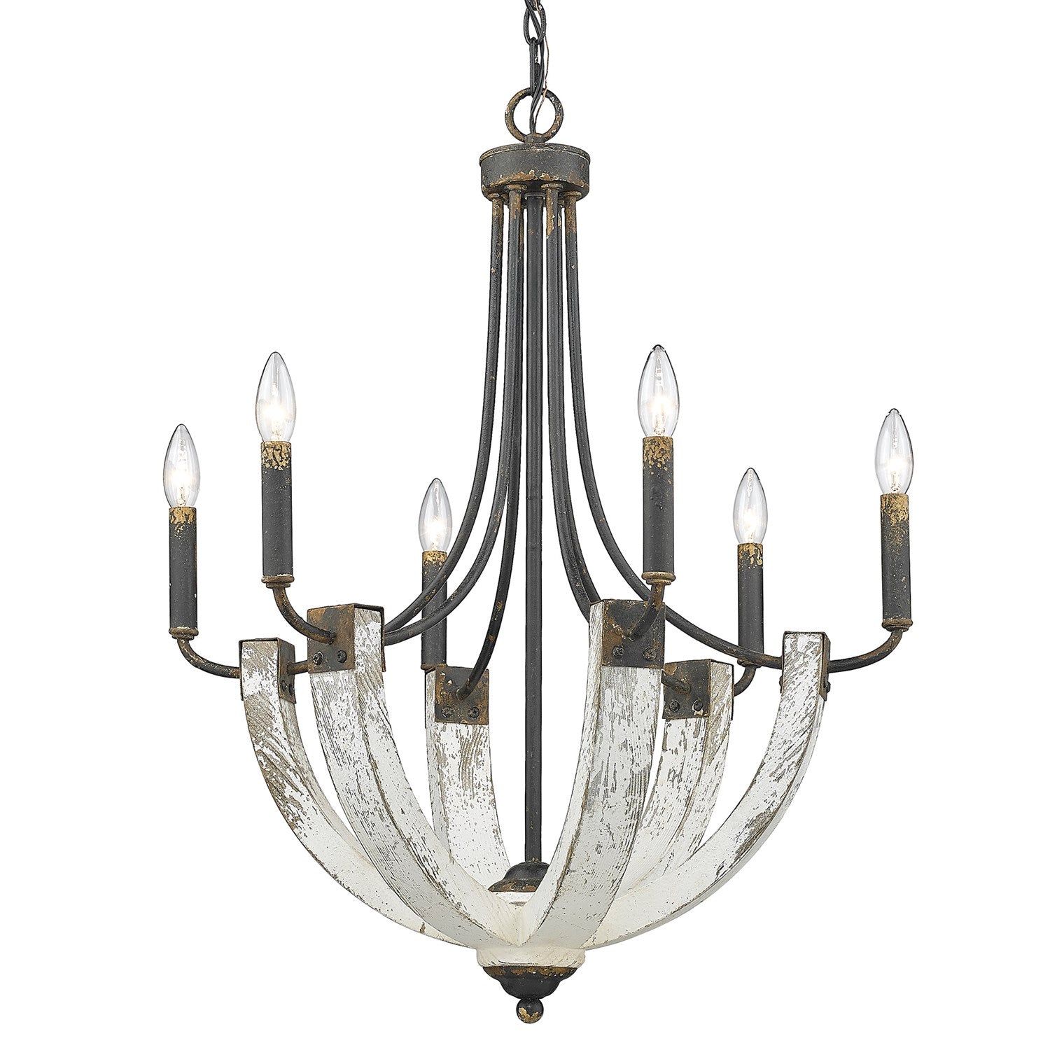 Elwood 6 Light Chandelier by Golden