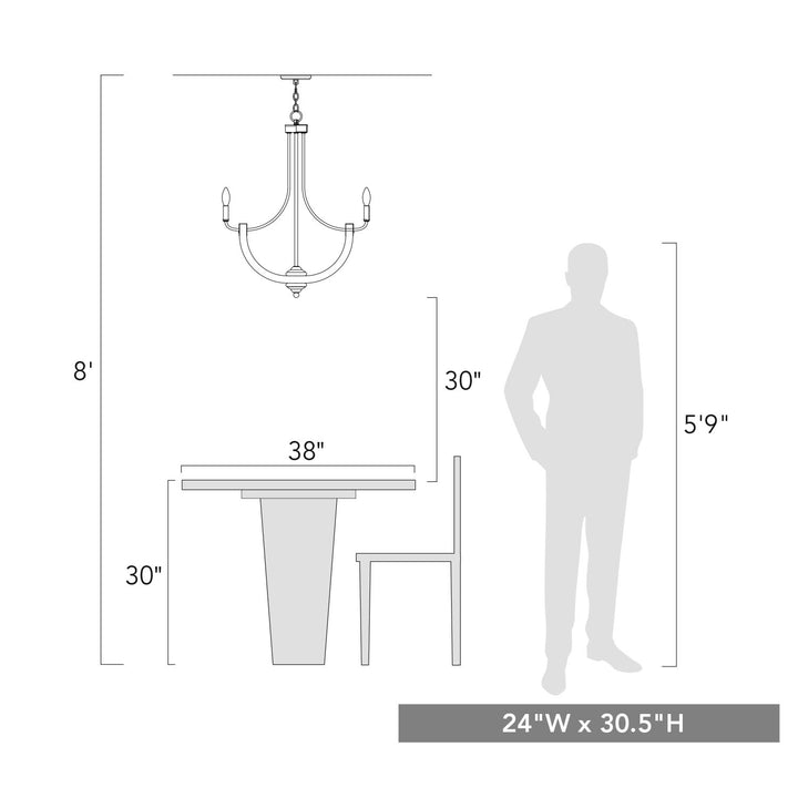 Elwood 6 Light Chandelier