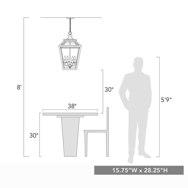 Haiden 4 Light Pendant