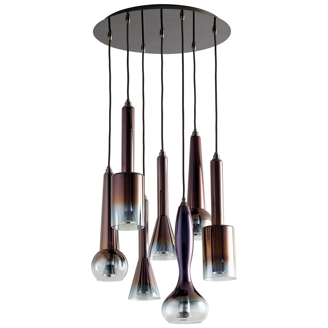 Pend Canopy 7Lt 21in - Agb by Oxygen Lighting