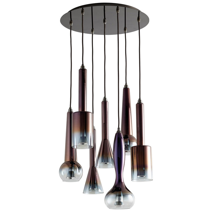 Pend Canopy 7Lt 21in - Agb by Oxygen Lighting