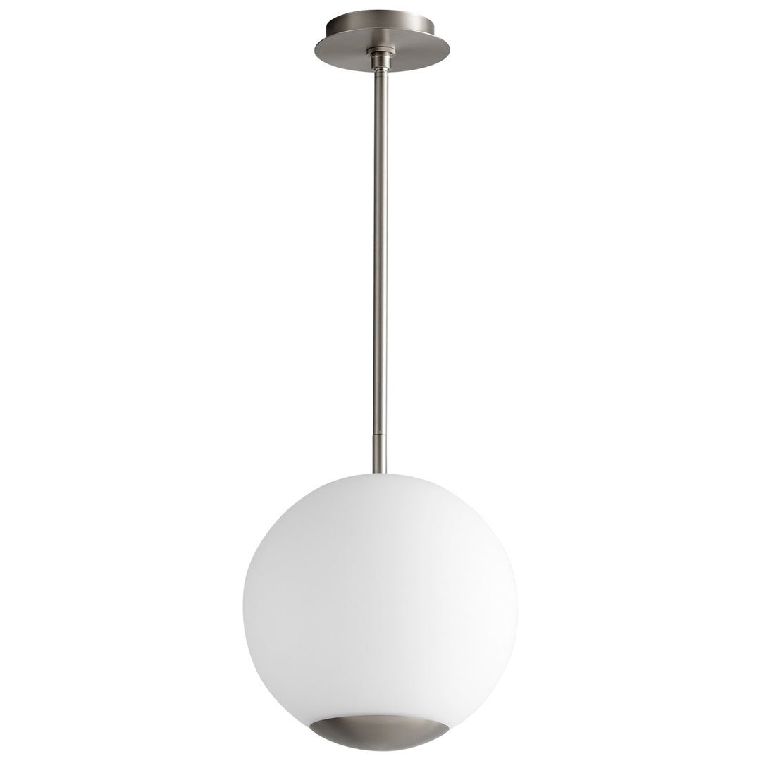 12in Opal Pend - Sn by Oxygen Lighting