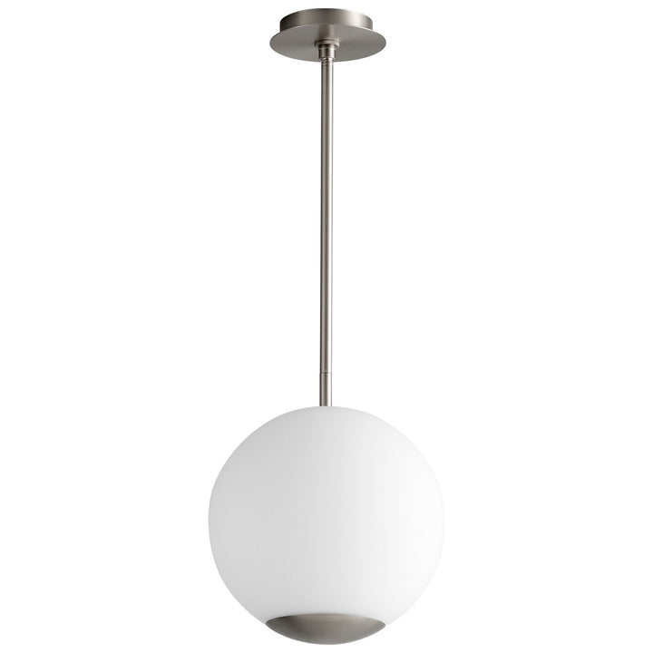 12in Opal Pend - Sn by Oxygen Lighting