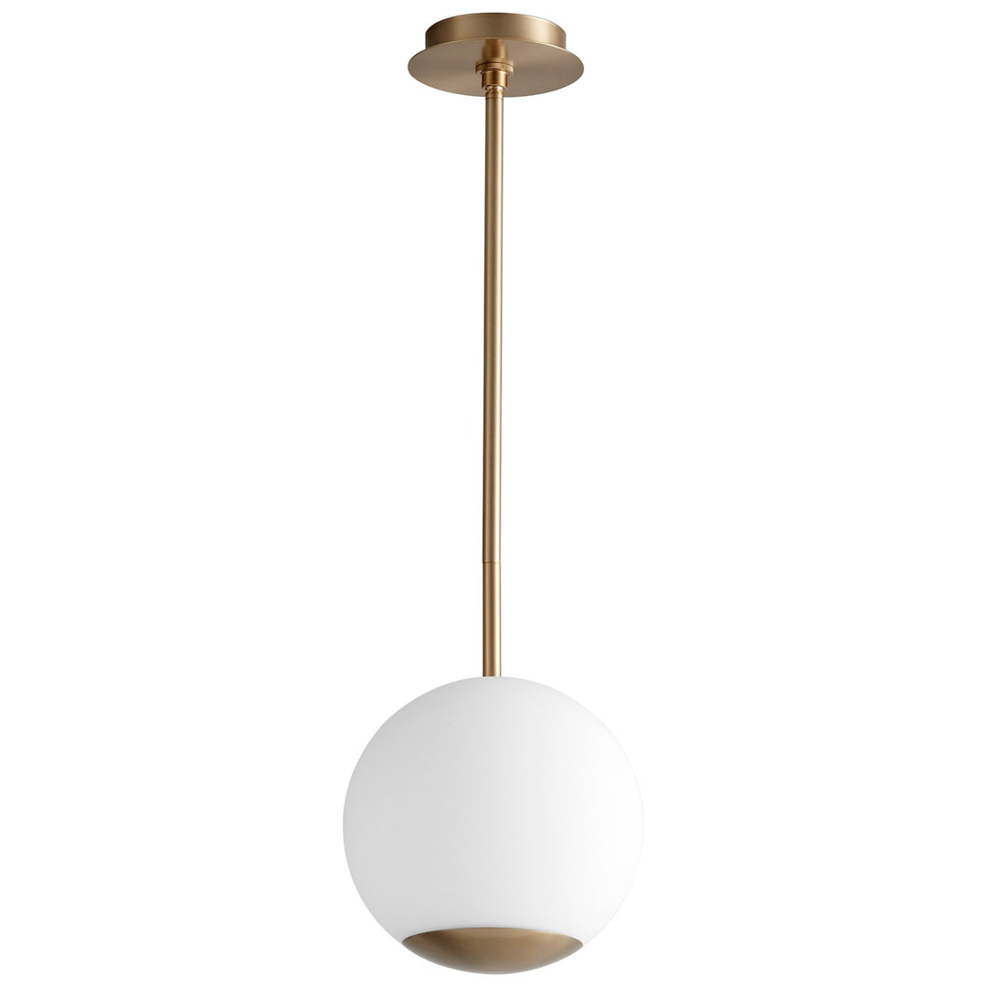 10in Opal Pend - Agb by Oxygen Lighting