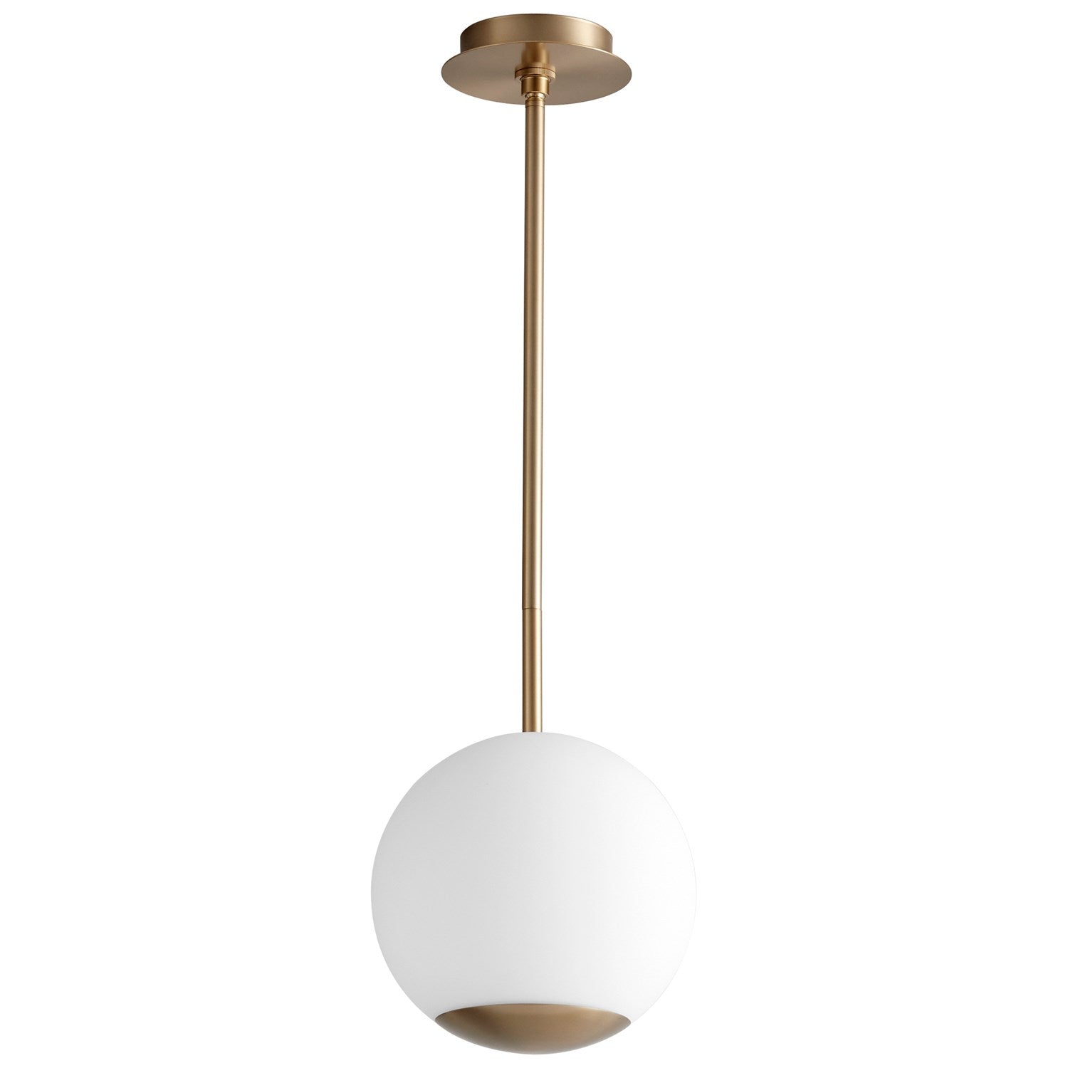 10in Opal Pend - Agb by Oxygen Lighting