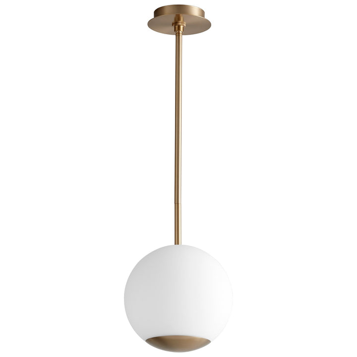 10in Opal Pend - Agb by Oxygen Lighting