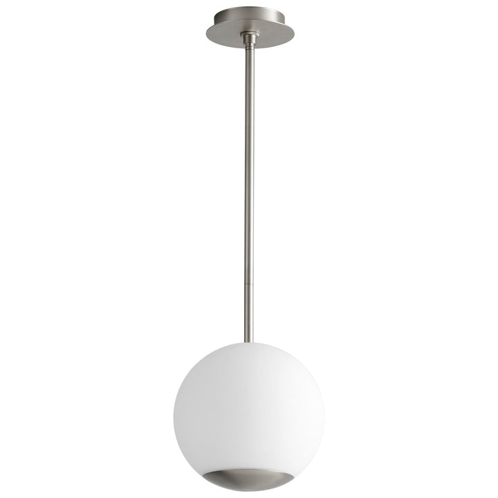 10in Opal Pend - Sn by Oxygen Lighting