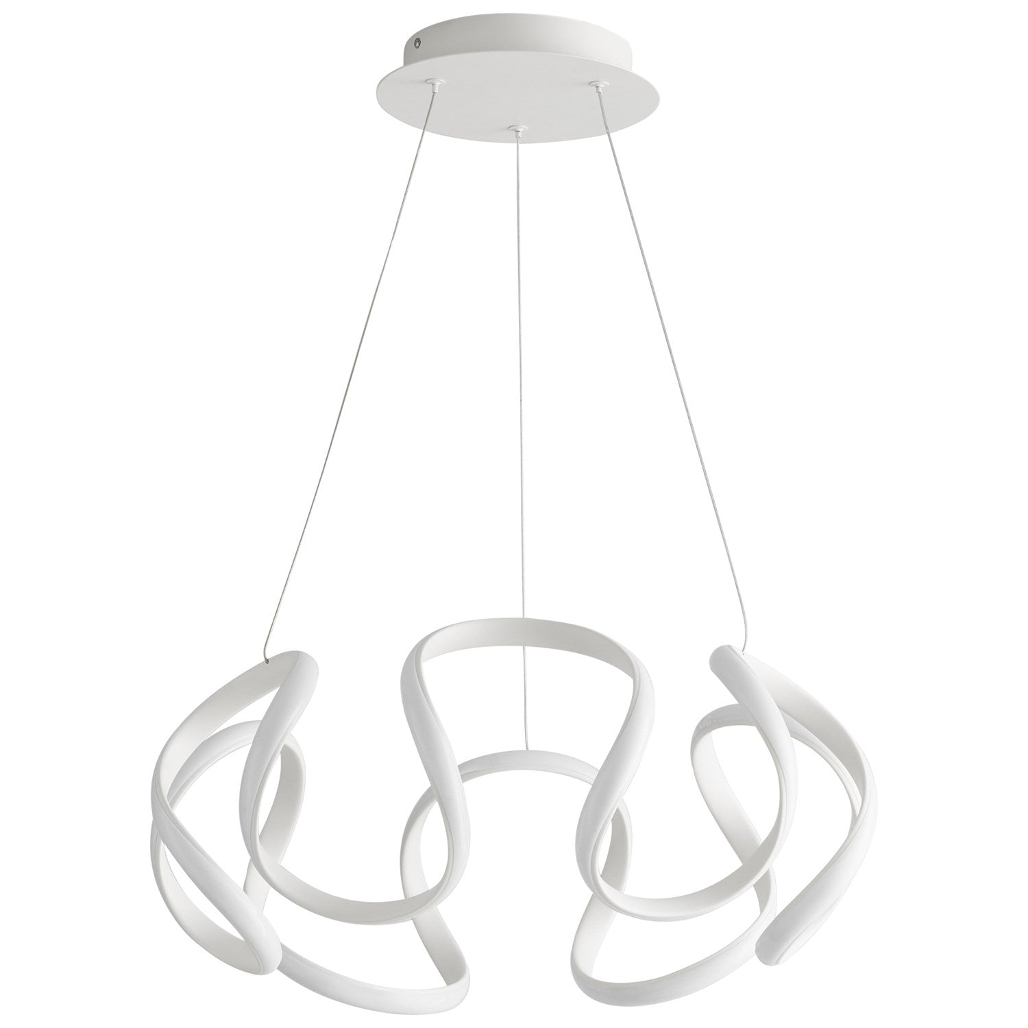 22in Chand - Wh by Oxygen Lighting