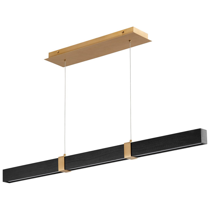 48in Bk Oak - Agb by Oxygen Lighting