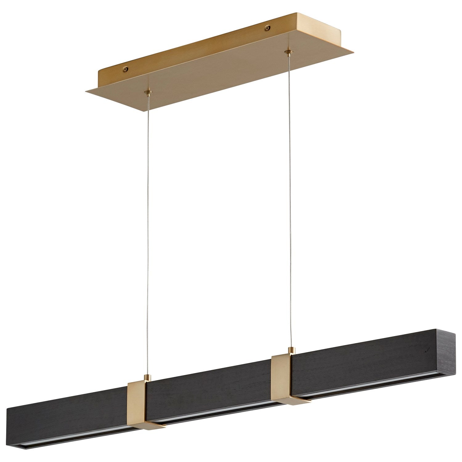 36in Bk Oak - Agb by Oxygen Lighting