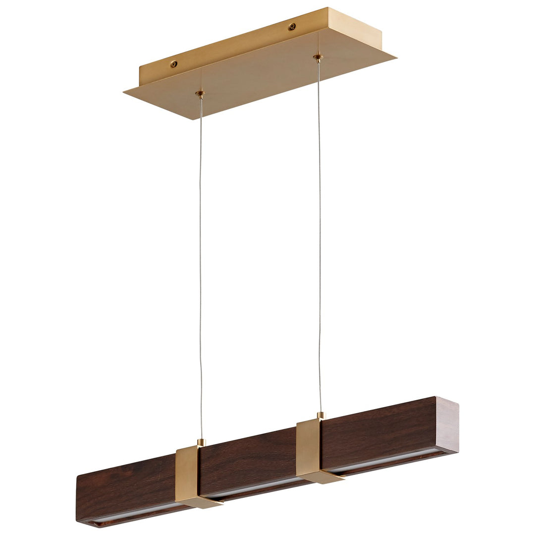 24in Walnut - Agb by Oxygen Lighting
