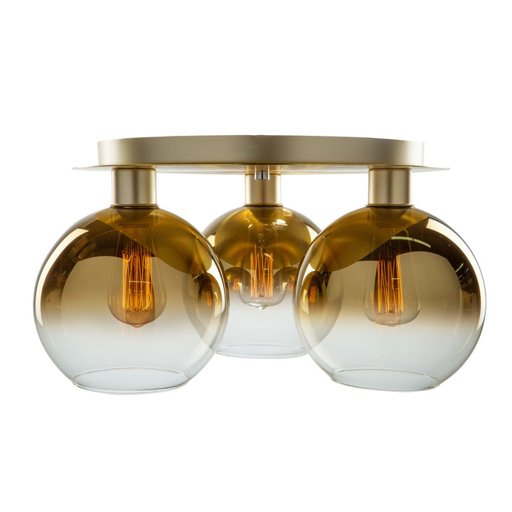 3 Light Semi-Flush Mount