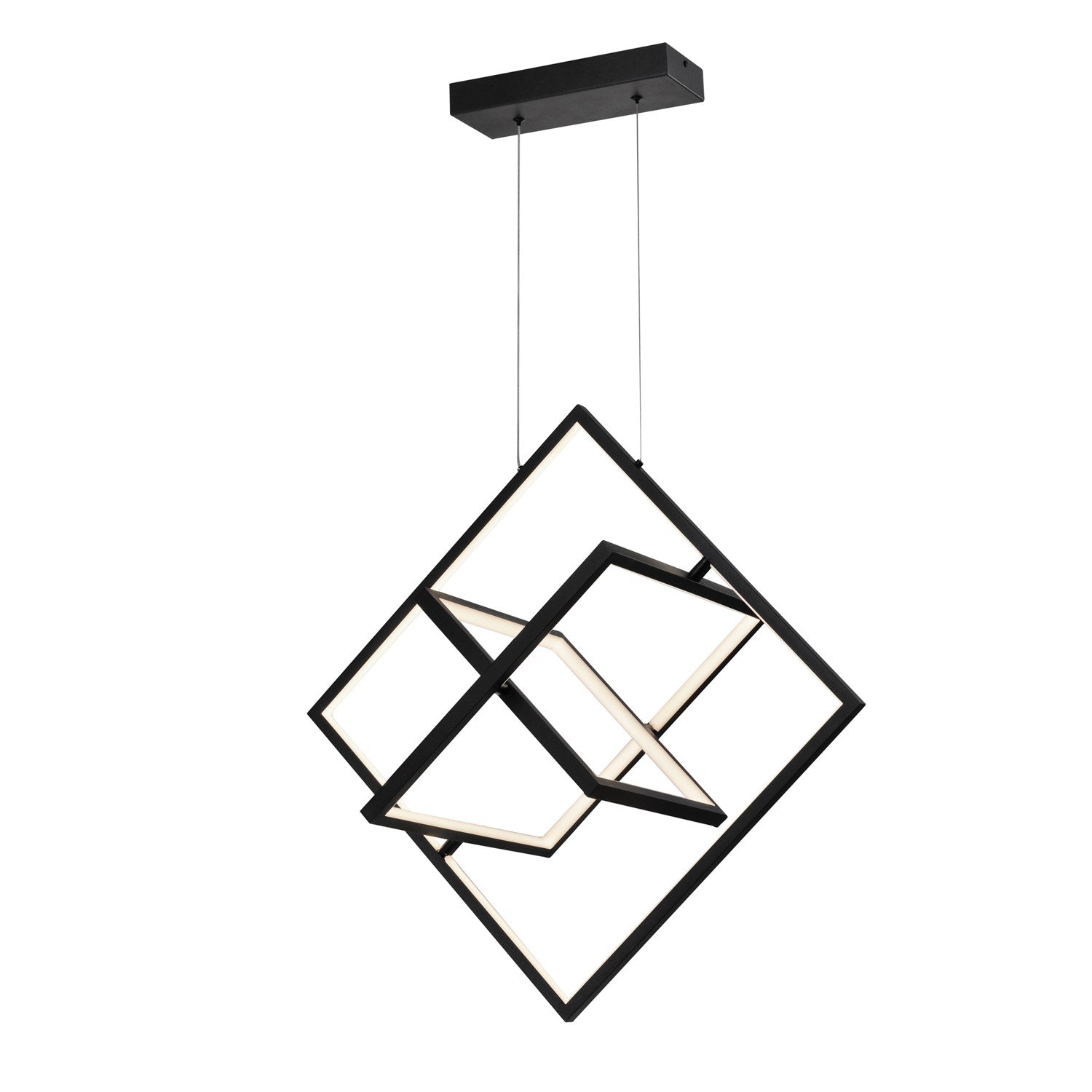 45W Led Pendant Black