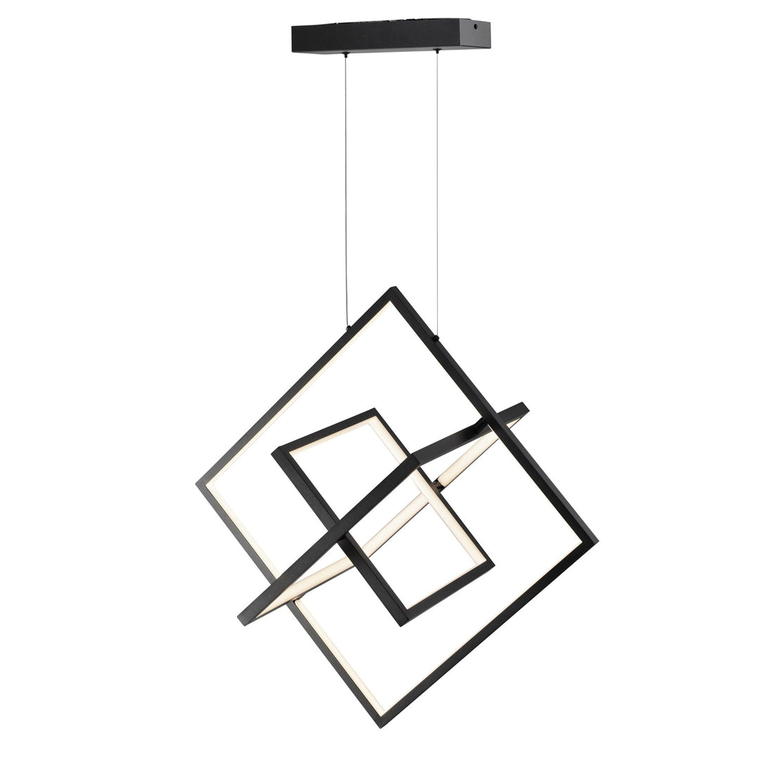45W Led Pendant Black