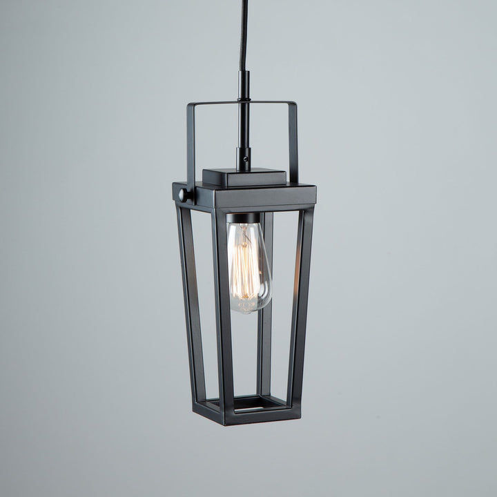 1 Light Pendant Black