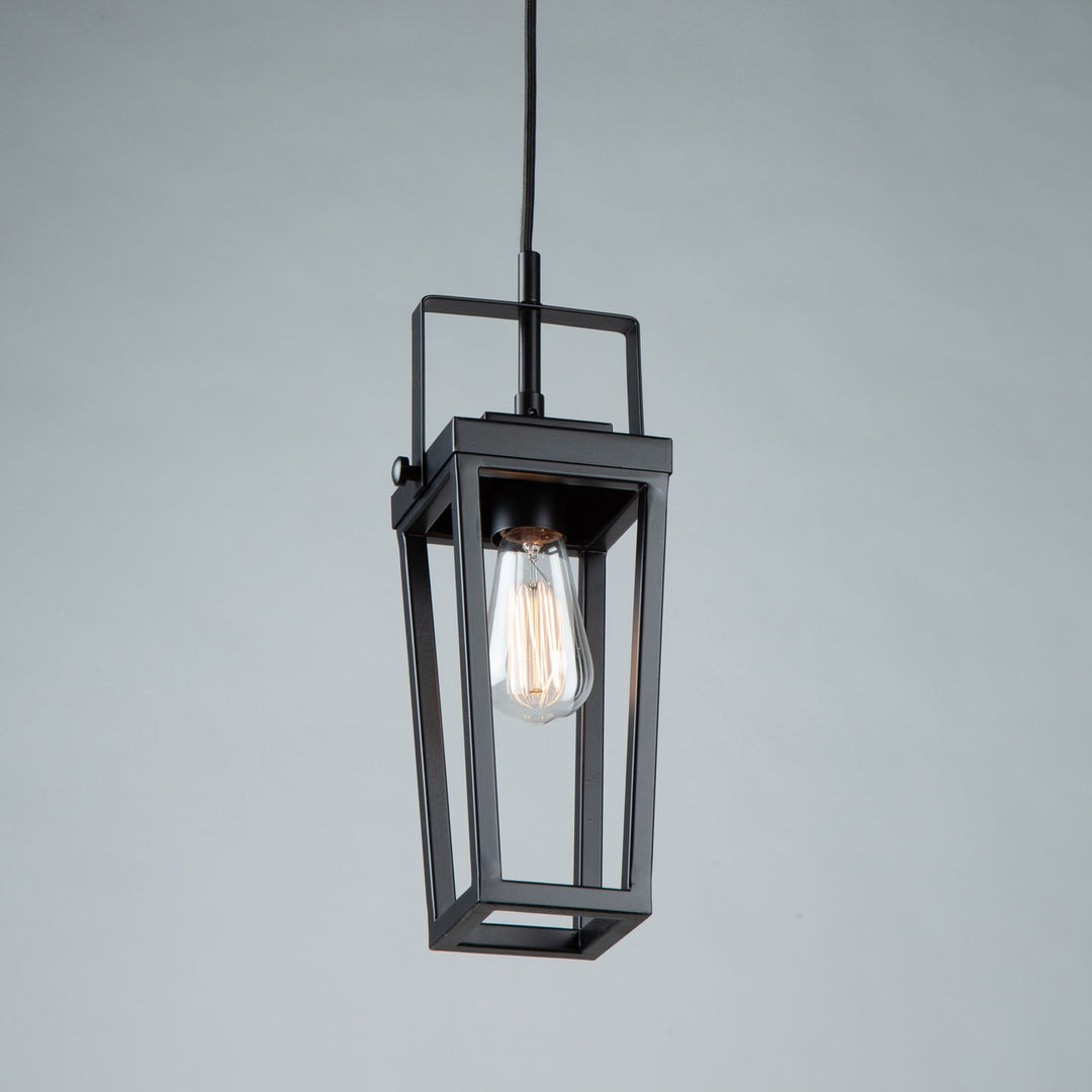 1 Light Pendant Black