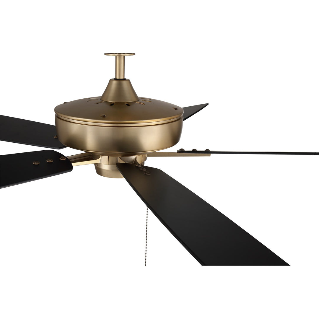 60in Super Pro 60 in Satin Brass w/ Black Walnut/Flat Black Blades