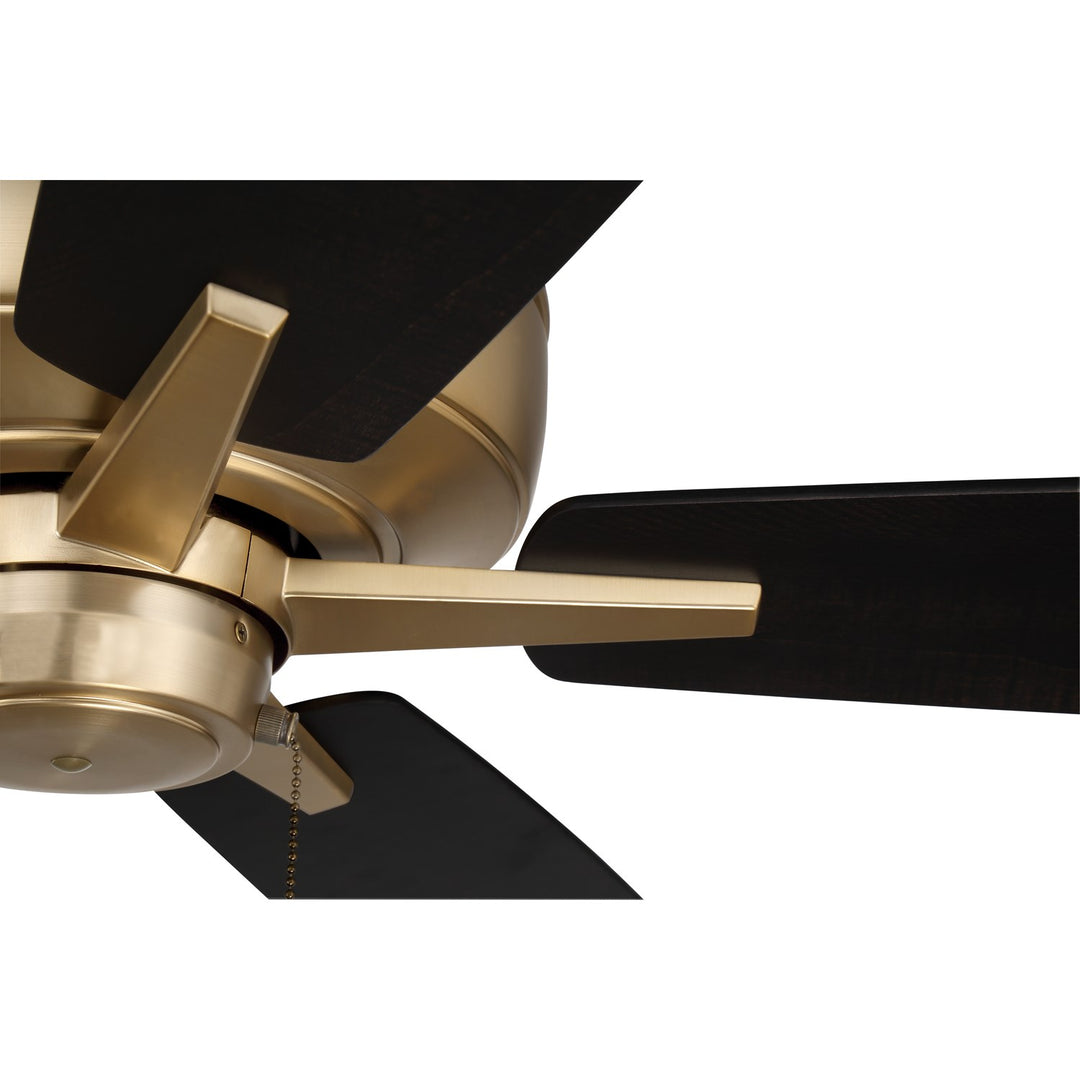 60in Super Pro 60 in Satin Brass w/ Black Walnut/Flat Black Blades