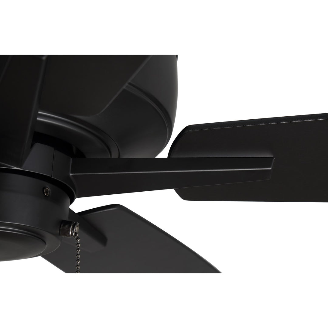60in Super Pro 60 in Flat Black  w/ Flat Black/Greywood Blades
