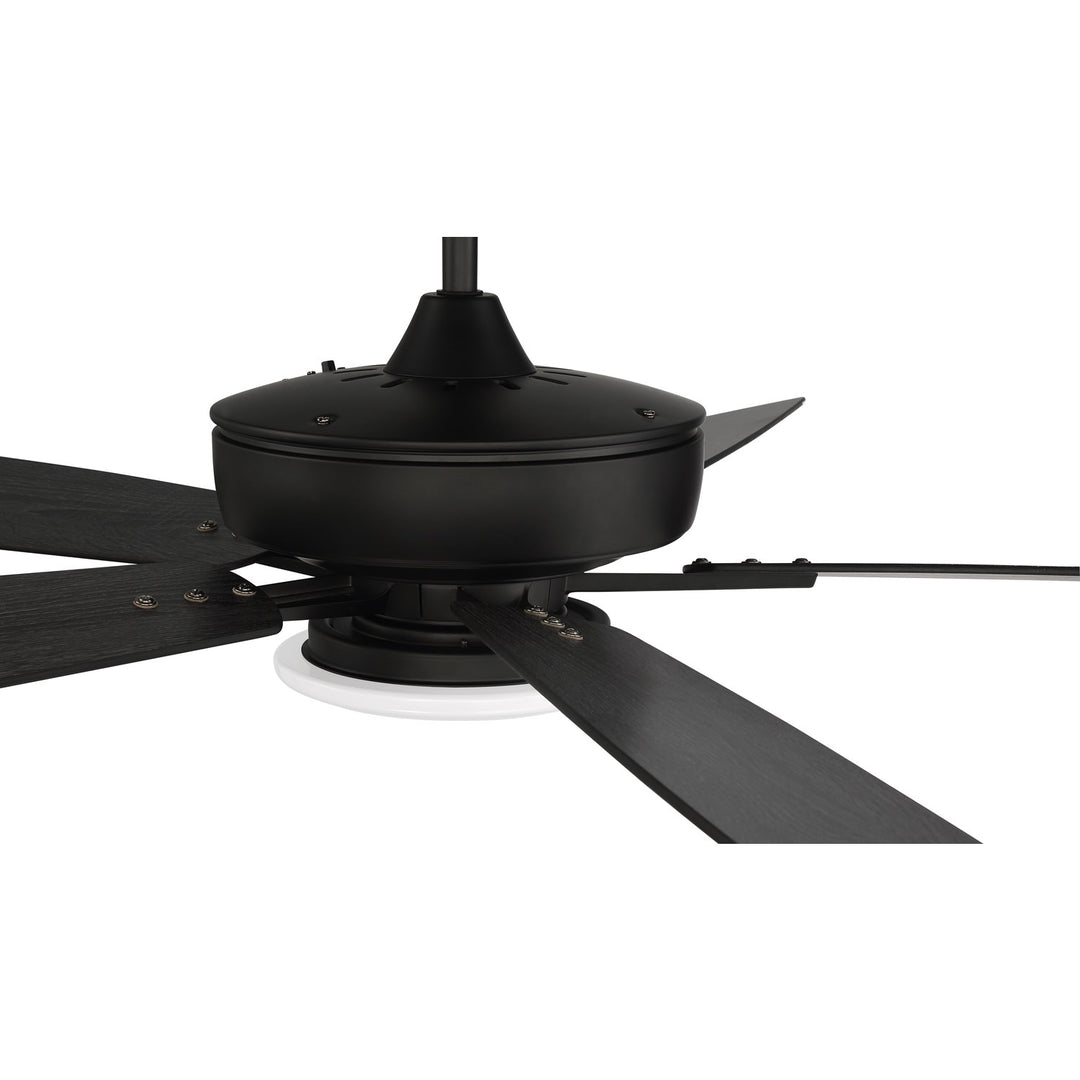 60in Super Pro 112 in Flat Black  w/ Flat Black/Greywood Blades