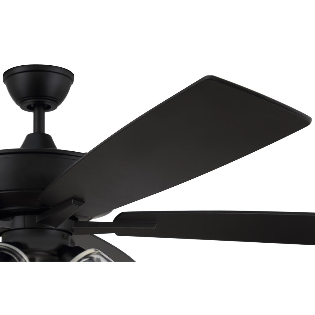 60in Super Pro 104 in Flat Black  w/ Flat Black/Greywood Blades