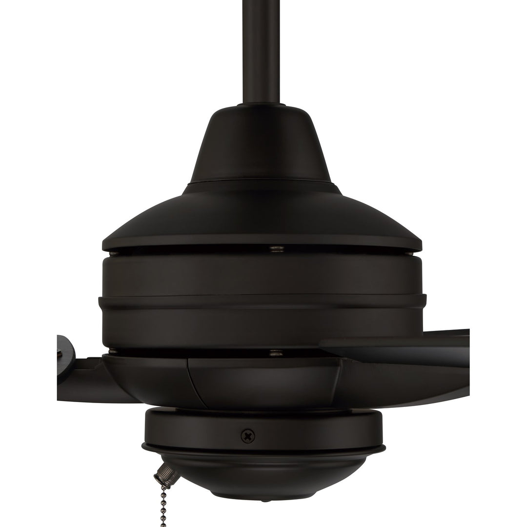 52in  Indoor/Outdoor in Flat Black  w/ Flat Black/Greywood Blades
