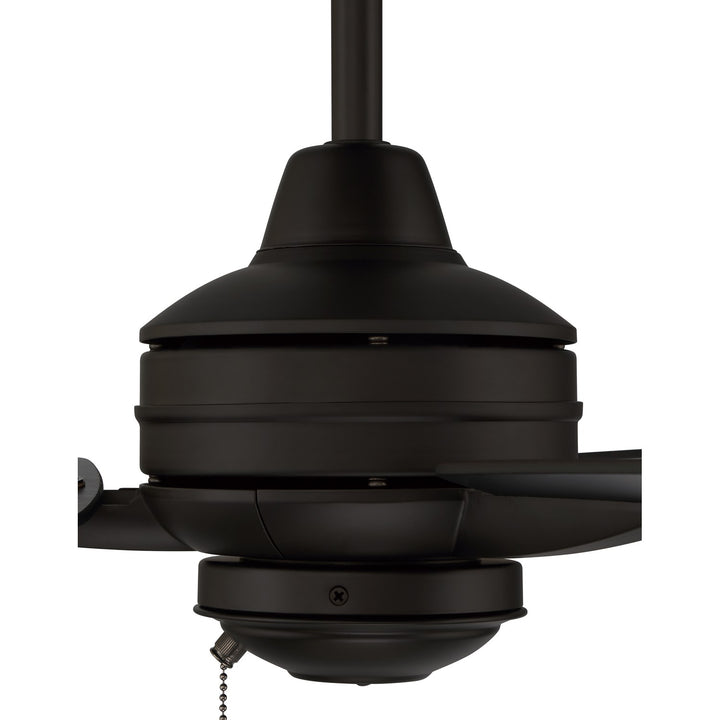 52in  Indoor/Outdoor in Flat Black  w/ Flat Black/Greywood Blades