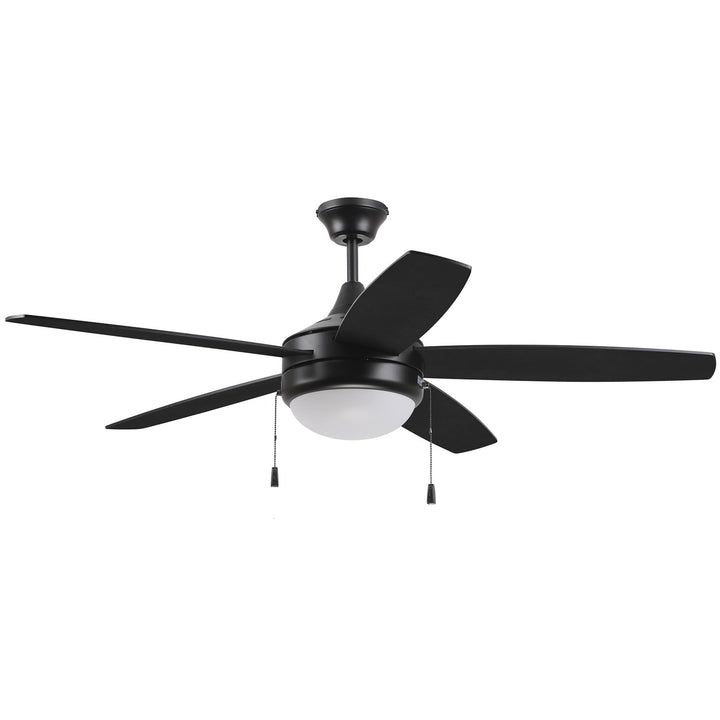 52in Phaze Energy Star 5 in Flat Black  w/ Flat Black/Greywood Blades