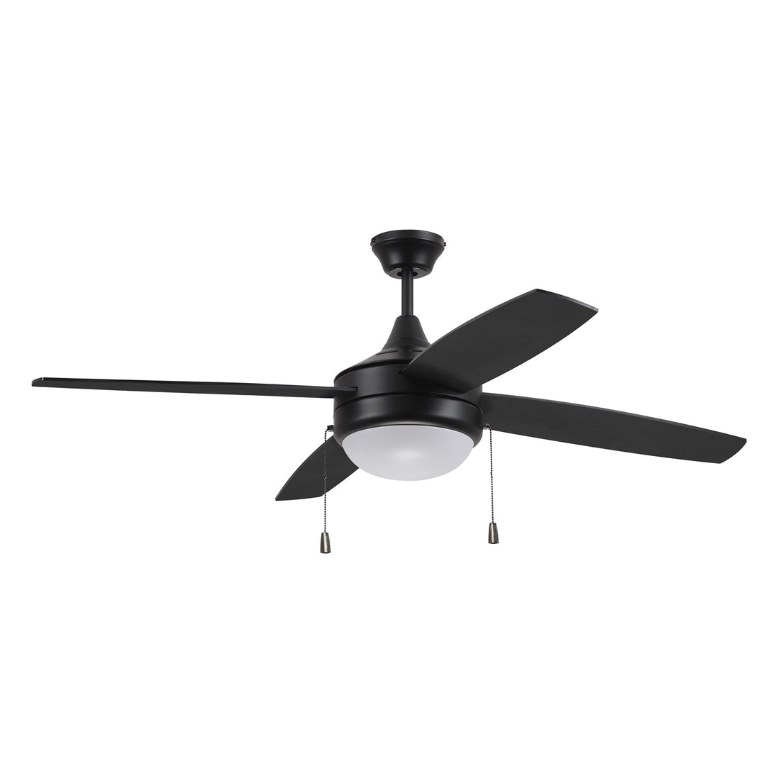 52in Phaze Energy Star 4 in Flat Black w/ Flat Black/Greywood Blades