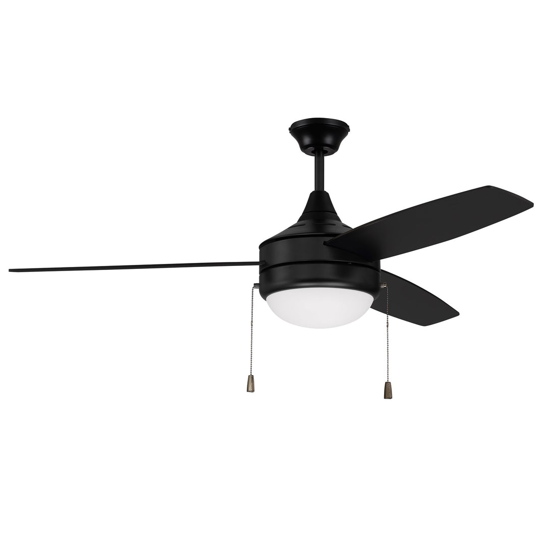 52in Phaze Energy Star 3 in Flat Black w/ Flat Black/Greywood Blades