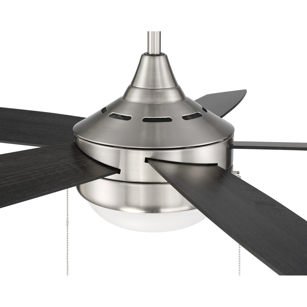 52in Energy Star Phaze 5 Ceiling Fan In Brushed Polished Nickel