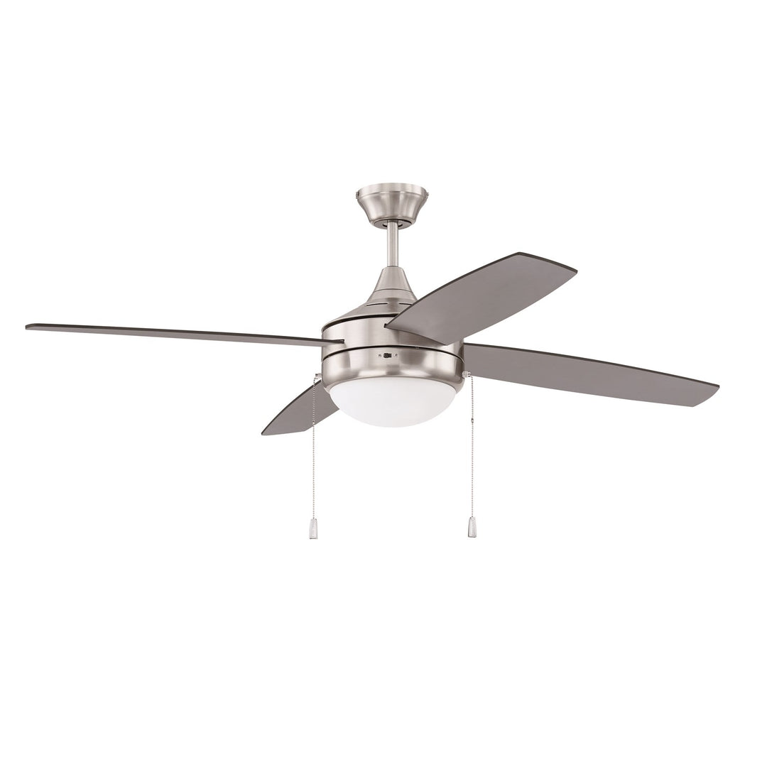 52in Phaze Energy Star 4 in Brushed Polished Nickel w/ Walnut/Dark Oak Blades
