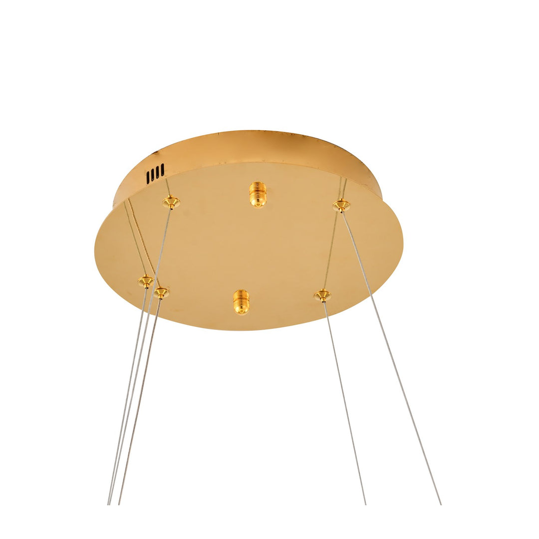 Gold Led Chandelier