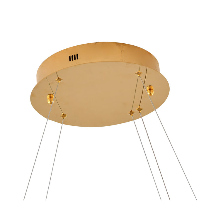 Gold Led Chandelier