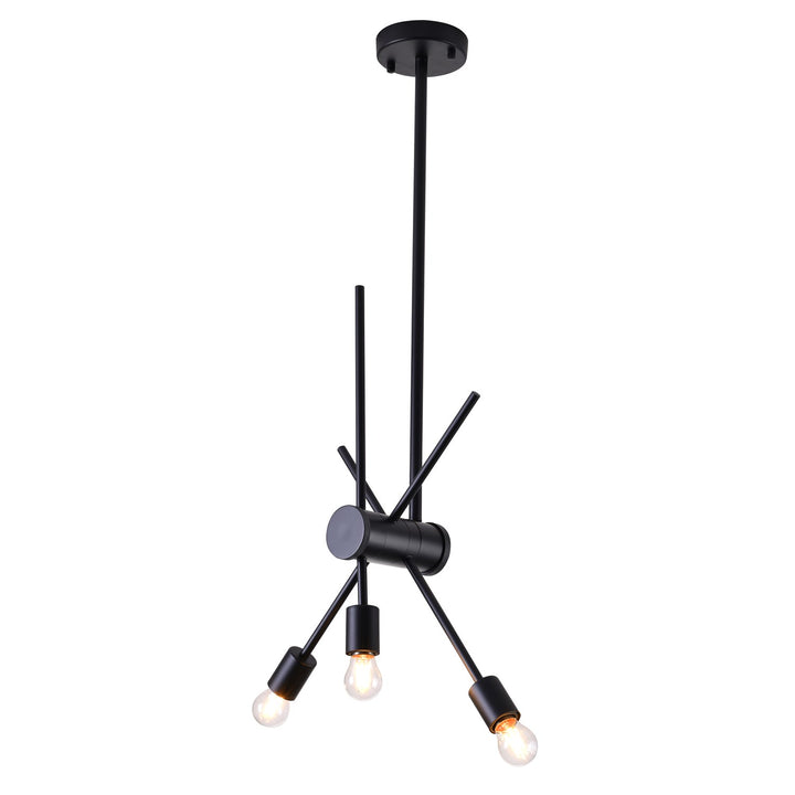 Matte Black Chandelier by Bethel