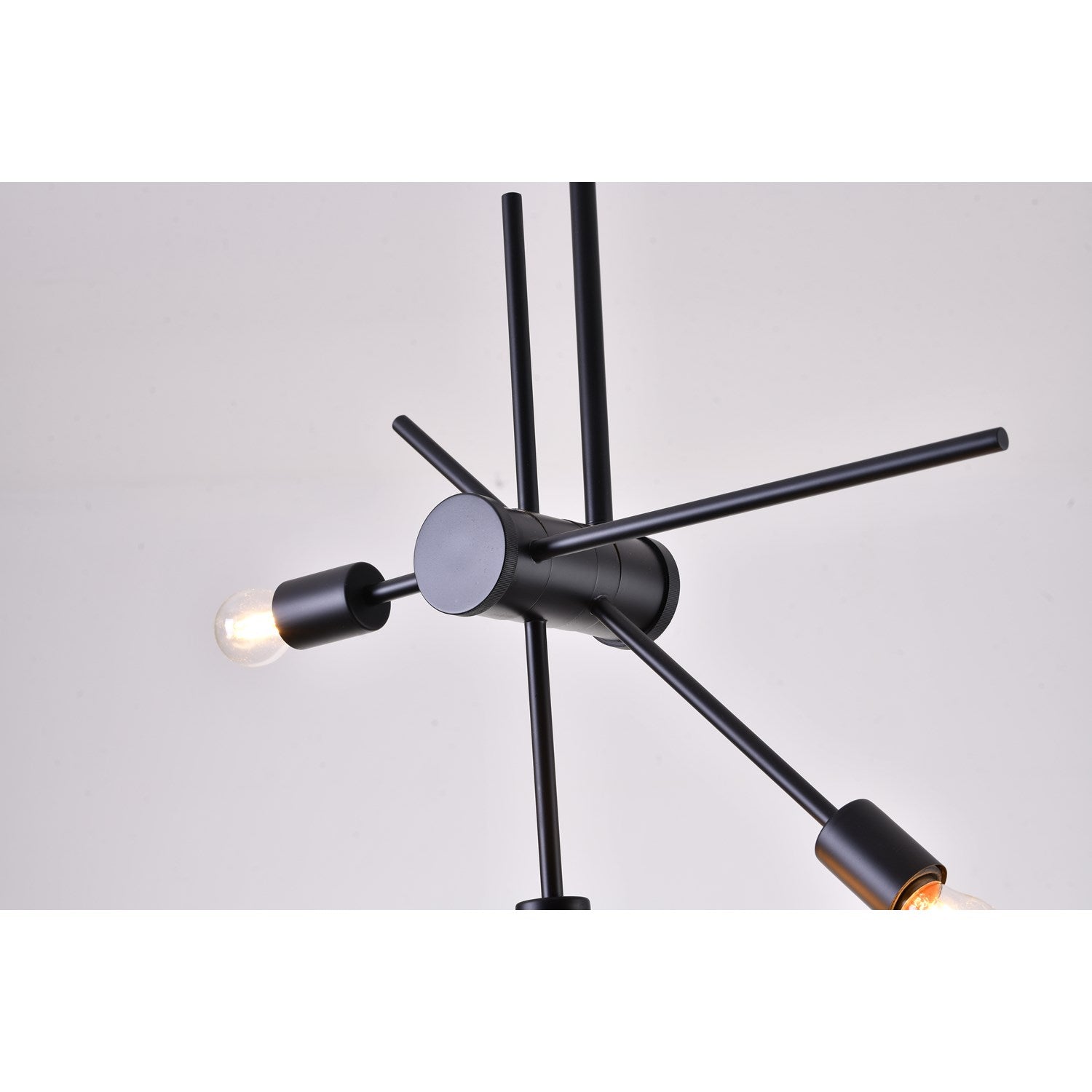 Matte Black Chandelier