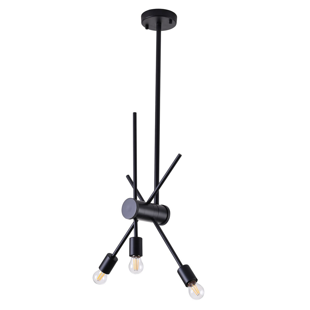 Matte Black Chandelier