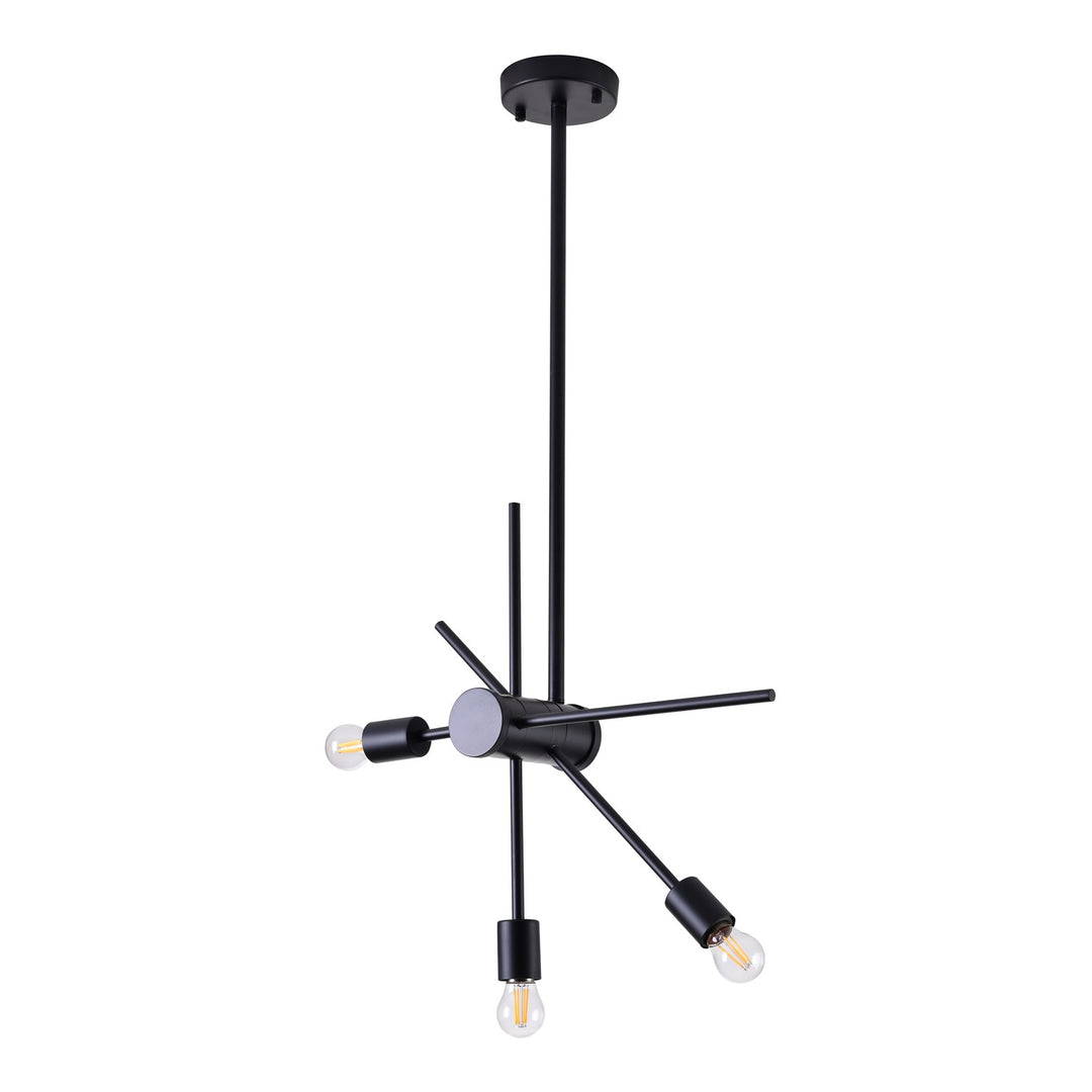 Matte Black Chandelier