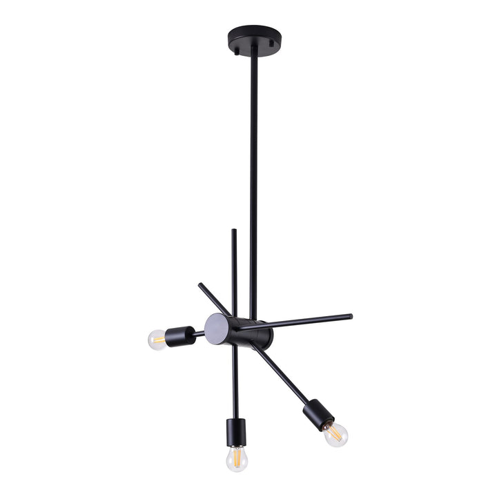 Matte Black Chandelier