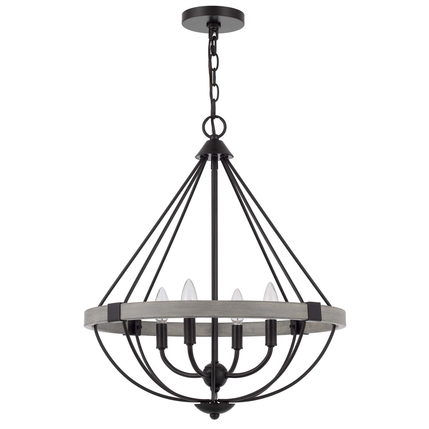 60W X 4  Metal Chandelier by CAL Lighting