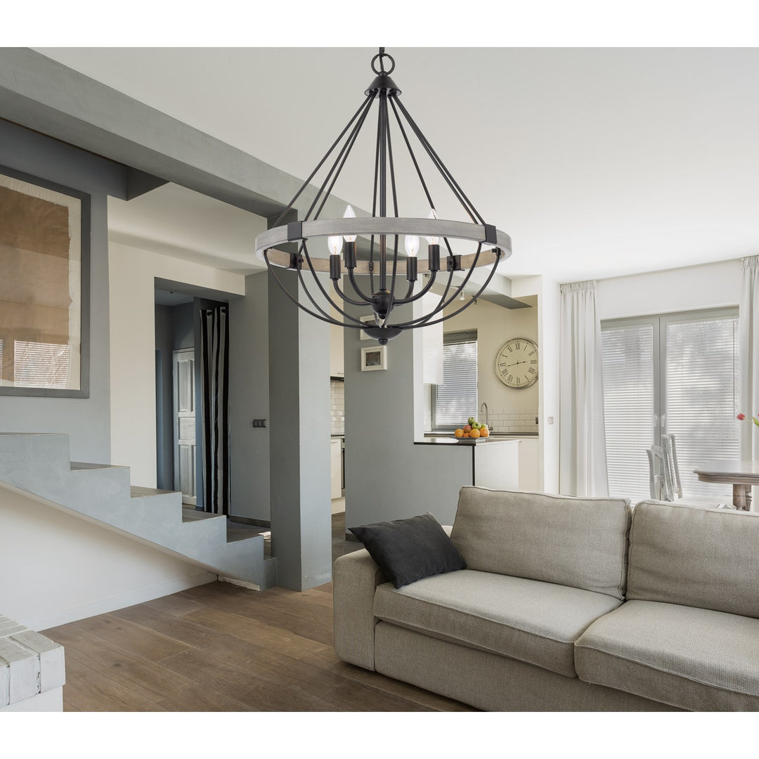 60W X 4  Metal Chandelier