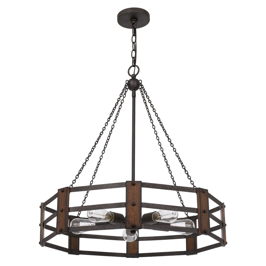 60W X 5  Metal Chandelier by CAL Lighting