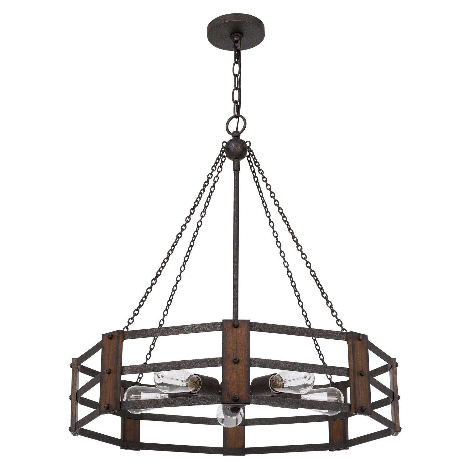 60W X 5  Metal Chandelier by CAL Lighting