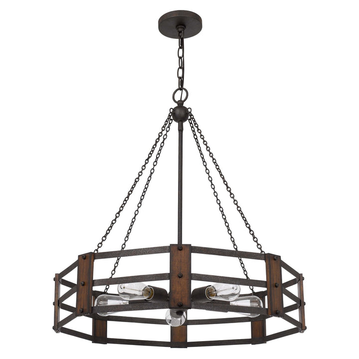 60W X 5  Metal Chandelier by CAL Lighting