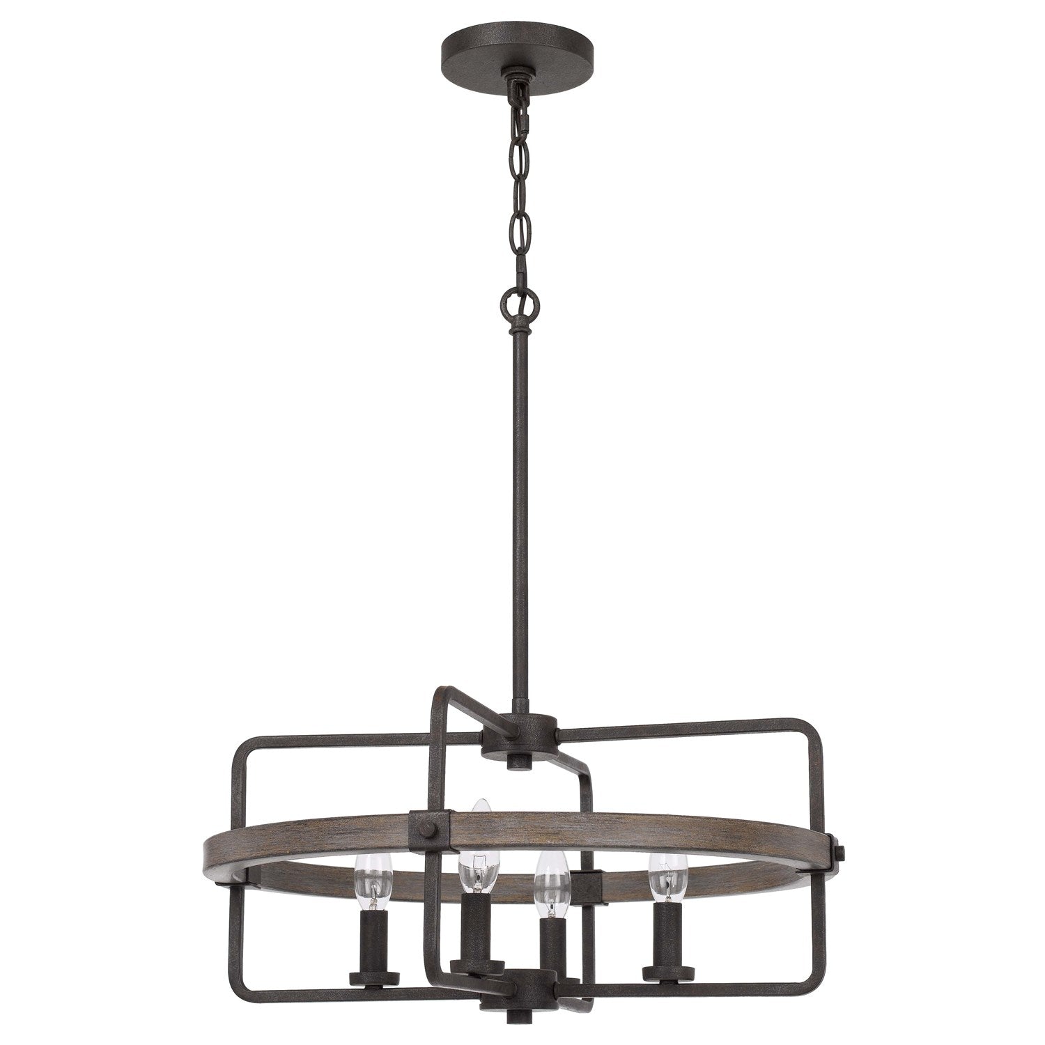 60W X 4  Metal Chandelier by CAL Lighting