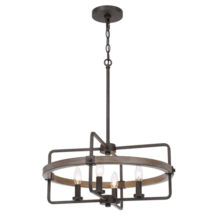 60W X 4  Metal Chandelier