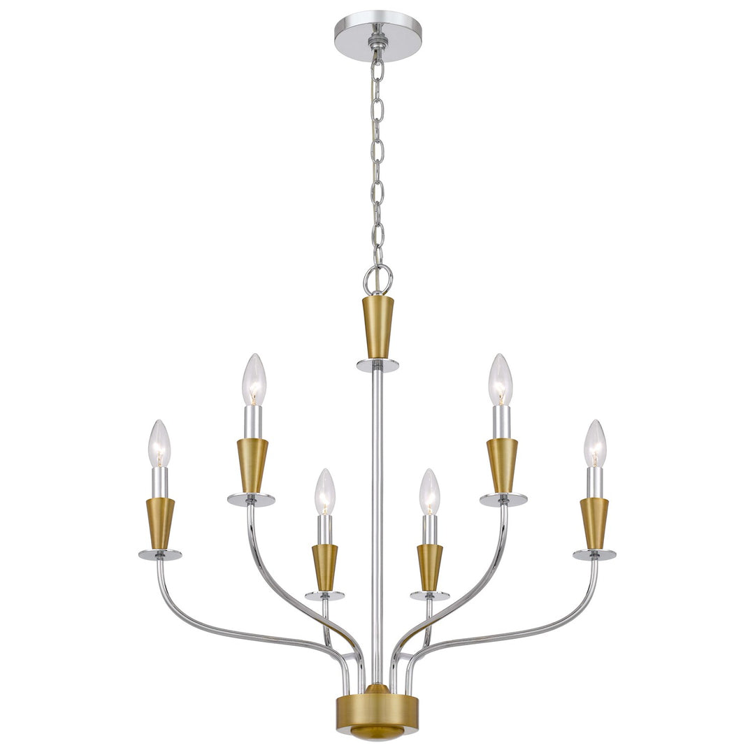 60W X 6  Metal Chandelier