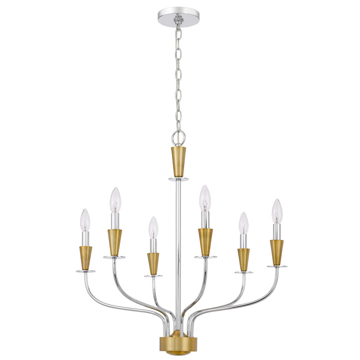 60W X 6  Metal Chandelier